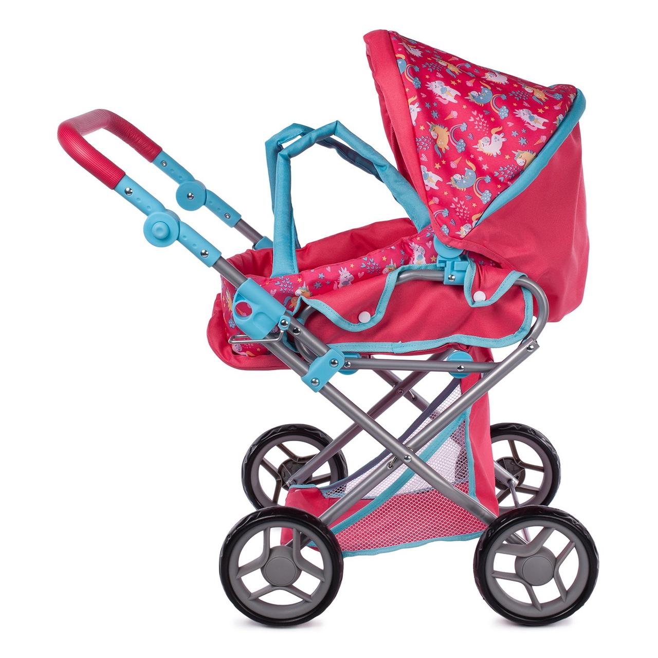 Коляска для куклы 3в1 Demi Star Единороги 9346 Unicorn