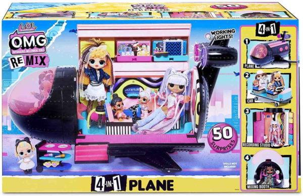 ЛОЛ самолет трансформер L.O.L. Surprise 3 in 1 Remix Plane