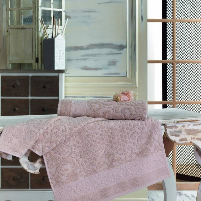 Полотенце Anji, размер 50 × 90 см, капучино