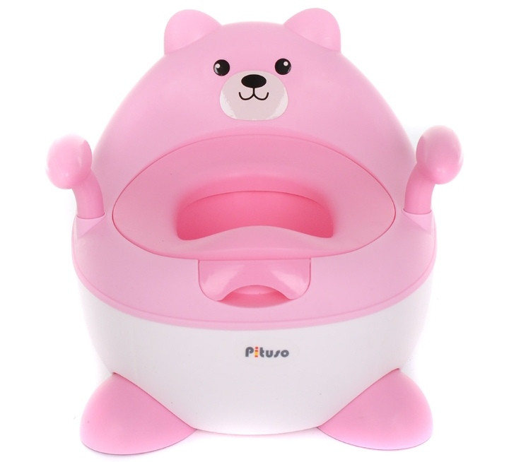 Детский горшок Pituso Мишутка Розовый Pink