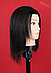 Голова-манекен мужской брюнет волос (100%)  - 40 см, фото 2