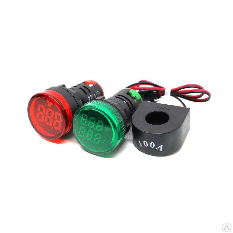 Индикатор напряжения, 20-500V AC, синий MT22-VM6