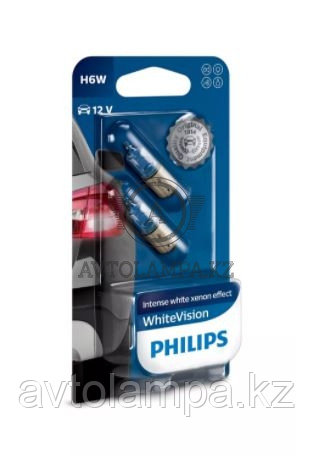 PHILIPS 12036 White Vision 12V H6W