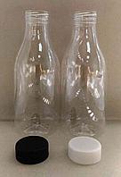 Бутылка 500мл PET 38мм прозр.кругл+крышка(упак.=200шт)