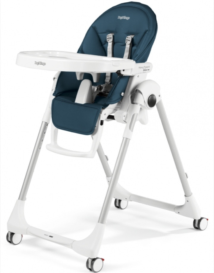 Детский стульчик Peg Perego Pappa Diner Follow Me Petrolio