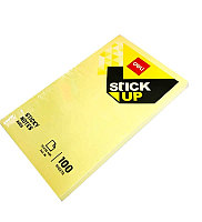 Бумага для заметок самокл. 76*126 Deli A00553 желтый