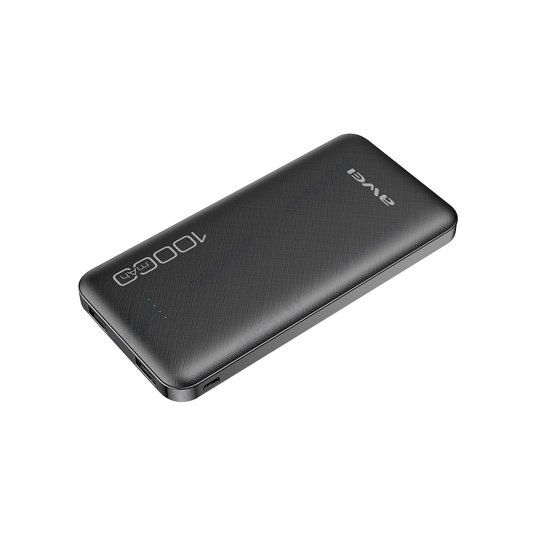 Awei P28K Портативное зарядное устройство Power Bank 10000mAh Черный - фото 2 - id-p81383999