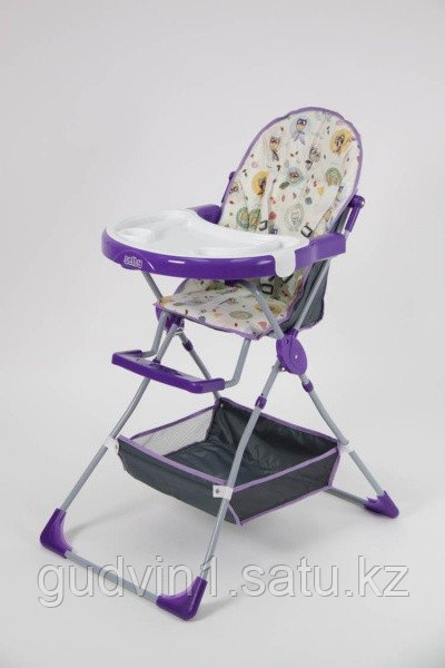 Стульчик для кормления Selby 252 "Совы" фиолетовый 01-16027