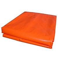 Брезент оранжевый, плотность 600г 12м*12м / Tarpaulin 600g orange non-flame retardant 12m*12m