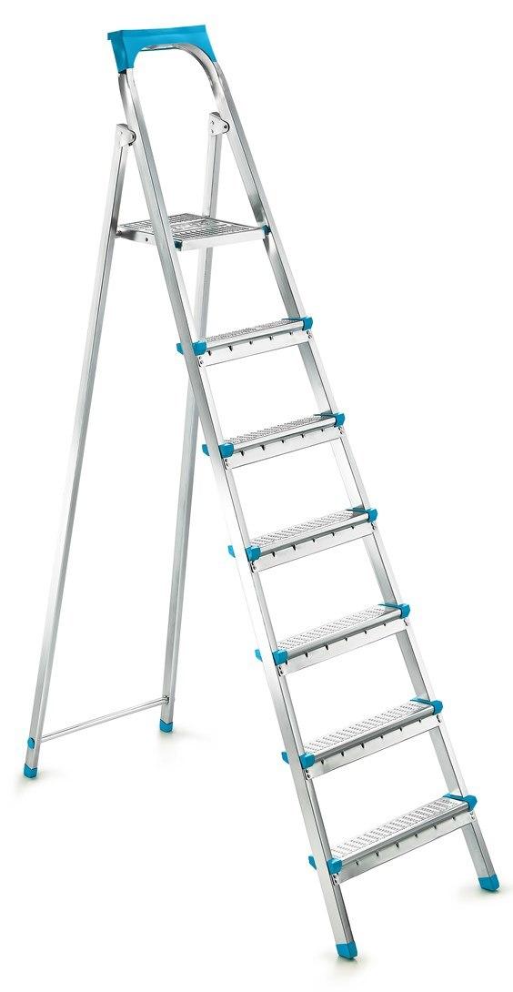 Профессиональная стремянка 6+1, ALB / Ladder, typ ''A'', professional, stepladder 6+1, ALB6-A014-107 - фото 1 - id-p81401361