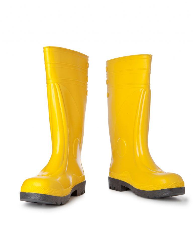 Сапоги без подноска, резиновые, желтые, 46 / Rain boots, rubber, yellow, 46 - фото 1 - id-p81401421