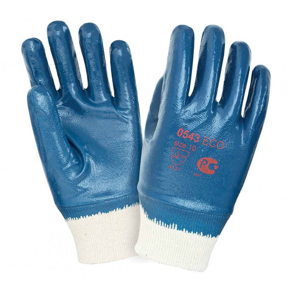 Перчатки, химическистойкие с ПВХ покрытием двухсторонней / Gloves, chemical, PVC coated.double sided - фото 1 - id-p81401356