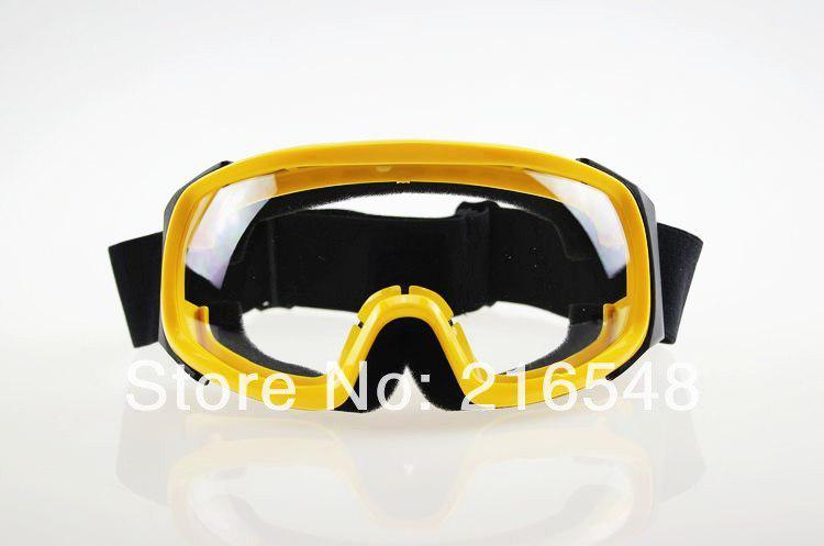 Очки защитные закрытые, прозрачная, желтая оправа / Safety goggles, PVC frame, yellow frame - фото 1 - id-p81402348