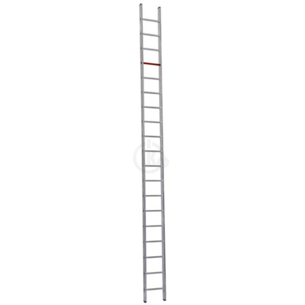 Алюминиевая лестница 17 ступеней, T0050, 5м / Ladder, single part aluminium 17 rungs T0050, 5m - фото 1 - id-p81402441