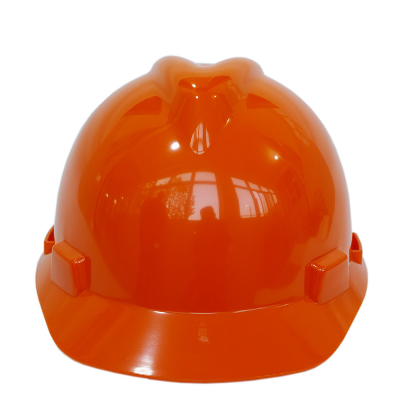 Защитная каска, V рисун, PE 327, оранжевая / Safety helmet, V design, PE 327, orange - фото 1 - id-p81401771