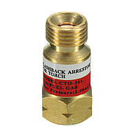 Запорный клапан, Кисл/Ацет, с регулятором / Check valve, OXY/ACY, torch mount
