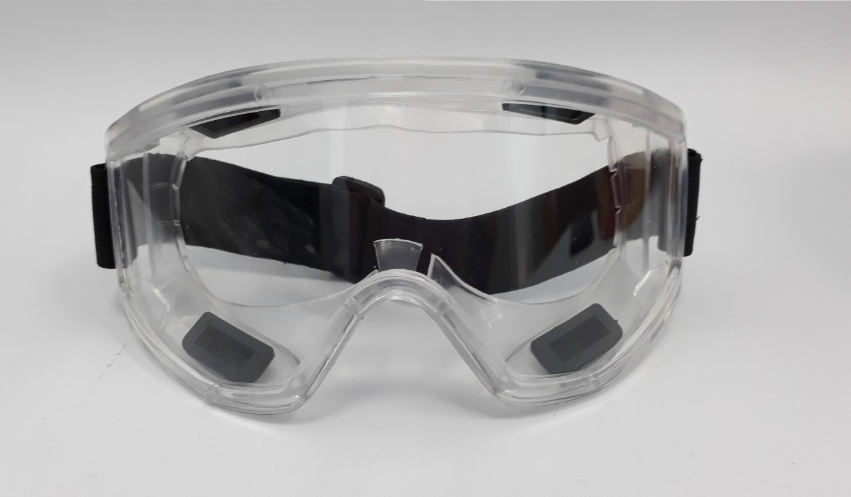Очки защитные закрытые, прозрачная / Safety goggles, PVC frame, clear - фото 1 - id-p81402253