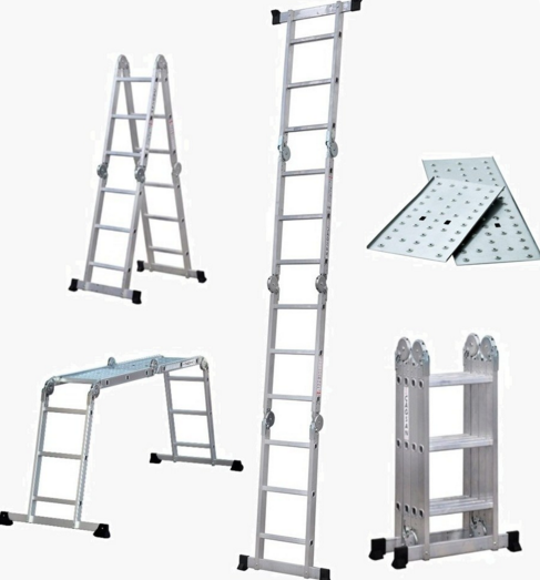 16 ступени акробат лестница AK016 4.58m / 16 rungs acrobat multipurpose ladder AK016, 4.58m - фото 1 - id-p81401223