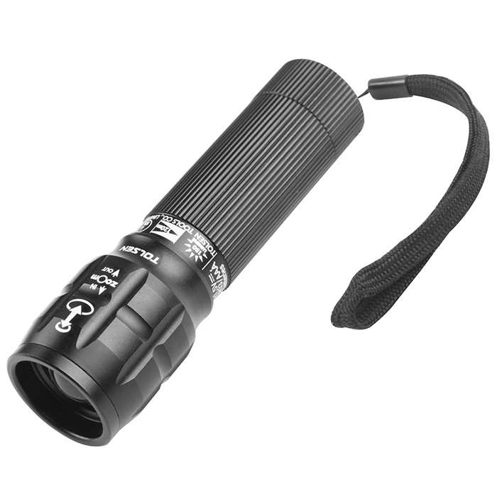 Светодиодный фонарик 3Вт/150ЛМ / Led flashlight with zoom function 3W/150LM 60033 - фото 1 - id-p81402485