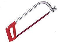 Рама, ножовки 12" пластиковая ручка / Hacksaw frame 12", tubular with plastic handle, V-164