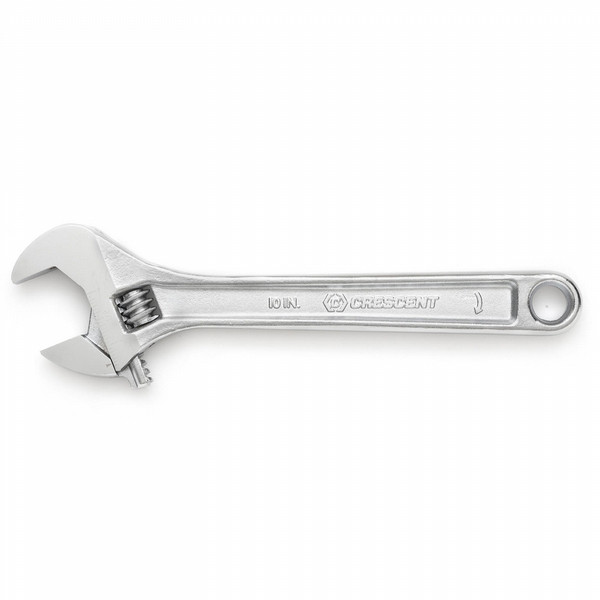 Ключ, разводной 10" / Wrench adjustable 10", chrome finish - фото 1 - id-p81402128