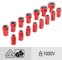 Насадка-гнездо (1/2") 21мм, 1000В / Socket, bihexagon, (1/2"), 21mm, vde insulated, 1000V