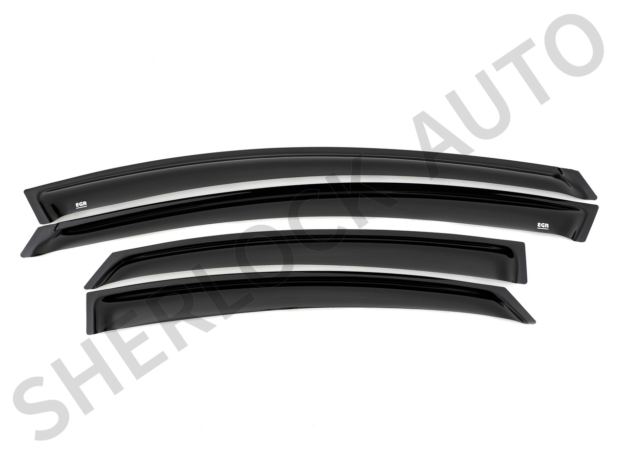 Дефлекторы окон (Ветровики) EGR Hyundai Accent 2010-2016 хэтчбек