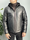 Куртка кожаная зимняя Harry Bertoia (0244), фото 9