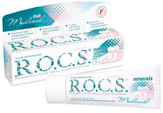 Гель для укрепления зубов R.O.C.S. (ROCS) Medical Minerals с фруктовым вкусом