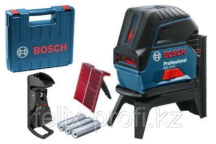 Лазерный нивелир BOSCH GCL 2-15 + RM1 + BM3 clip + кейс