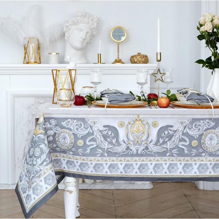 Скатерть "Этель" Classic style 180х145см +/-3см, 100% хл, саржа 190 гр/м2