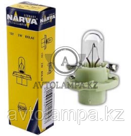 Narva 17054 (BAX 2W BX8.4d Light Green 12V)