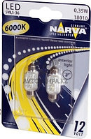 Narva 3Led 12V 0.35W B2 18010 (38мм) C5W C10W Festoon