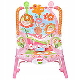 Детский Шезлонг Rocker I-baby розовый/зайчик, фото 5