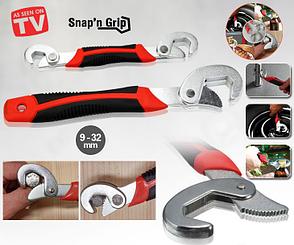 Набор гаечных ключей Snap n Grip + отвертка с 6 насадками. С Днем Автомобилиста!, фото 2