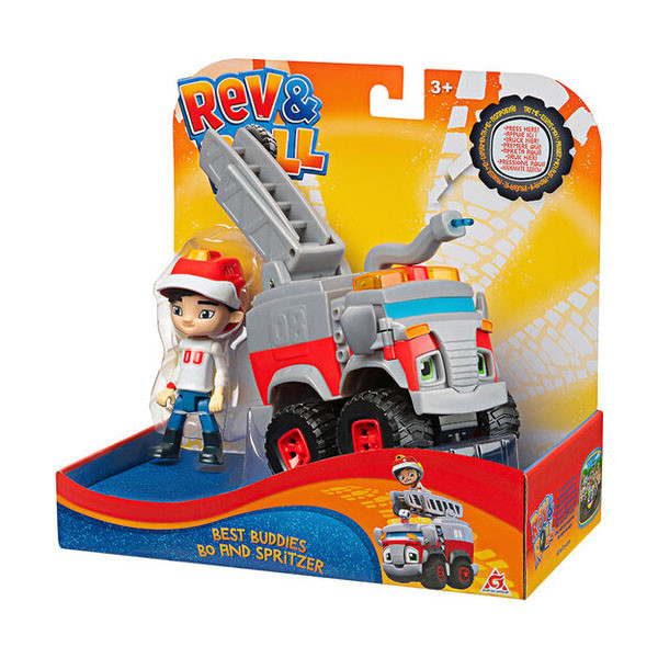 Rev&Roll EU881730 Фигурка+машинка (пластик) - Бо и Сприцер