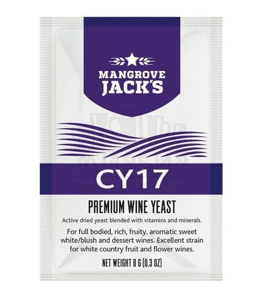 Винные дрожжи Mangrove Jack's "CY17", 8g