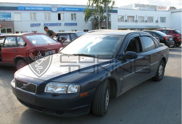 Ветровики ( дефлекторы окон ) Volvo S70 седан/V70 1997-2006 - фото 3 - id-p80798965