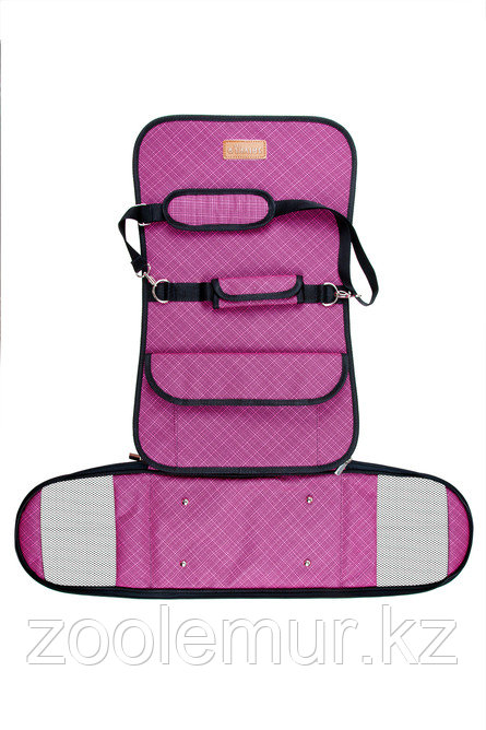 Сумка-перeноска Saival с карманом, Бамбук розовый M 46*28*27см - фото 3 - id-p81438816