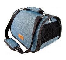 Сумка-перeноска Saival с карманом, Бамбук голубой S 36*23*24см