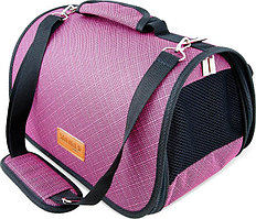 Сумка-перeноска Saival с карманом, Бамбук розовый S 36*23*24см