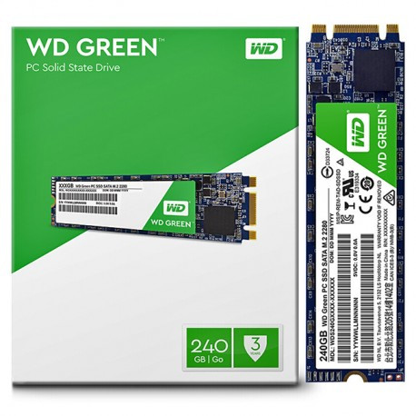 Твердотельный накопитель SSD 240 Gb M.2  6Gb/s WD Green WDS240G2G0B