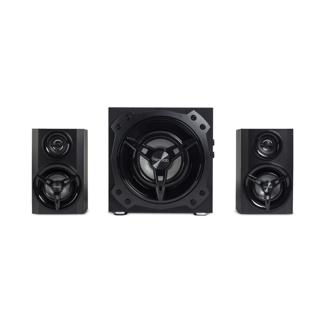 Акустическая система, Microlab, T11, 2.0, RMS 56W(16*2+24W), Bluetooth V4.0, 3.5 MiniJack, Длина каб