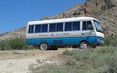 Поездки по туристическием маршрутам на автобусе-вездеходе Fuso Rosa, фото 3