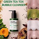 Маска-пенка от чёрных точек SOME BY MI Bye Bye Blackhead 30 Days Miracle Green Tea Tox Bubble Cleanser, фото 4