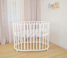 СКВ-10 Кровать детская универсальная,цвет белый