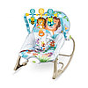 Кресло-качалка Ibaby с игрушками и вибрацией Львенок