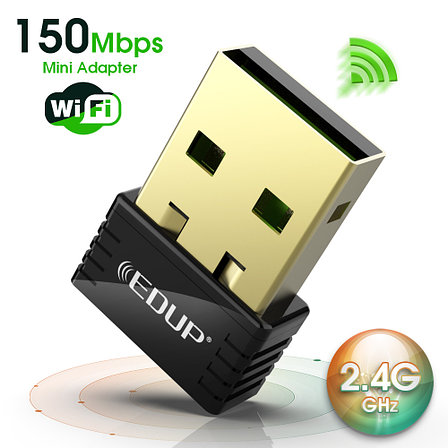 Беспроводной USB Wi-FI адаптер EDUP Mini. 150 Мб/с., фото 2