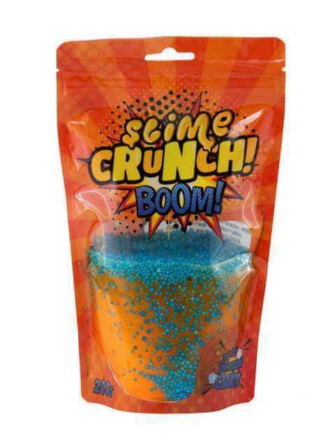 Слайм Crunch- slime BOOM с ароматом апельсина, 200 г