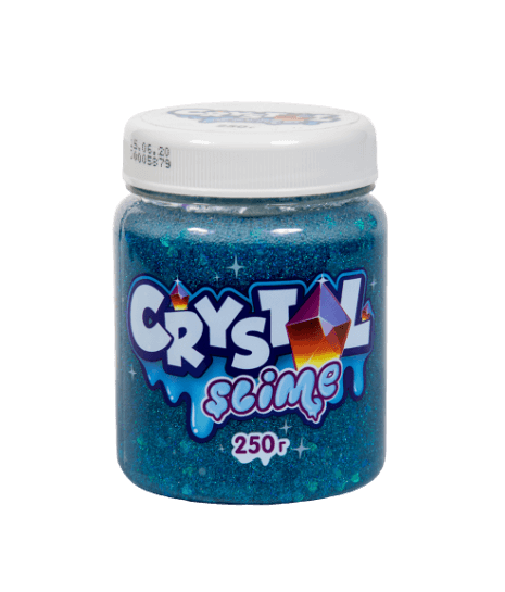 Слайм «Crystal slime», голубой, 250г